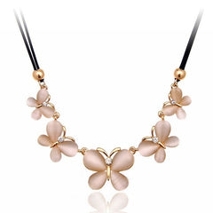 BYSPT Collier Femme Long Gray Crystal Necklaces & Pendants for Women Round Statement Necklace Maxi Colar Chain Fashion Jewelry