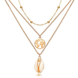 New Multilayer Crystal Moon Necklaces & Pendants For Women Vintage Charm Gold Choker Necklace 2019 Bohemian Jewelry Wholesale